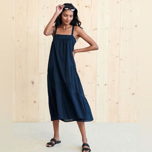 JENNI KAYNE Summer Dress in Navy - Picture 3 of 12